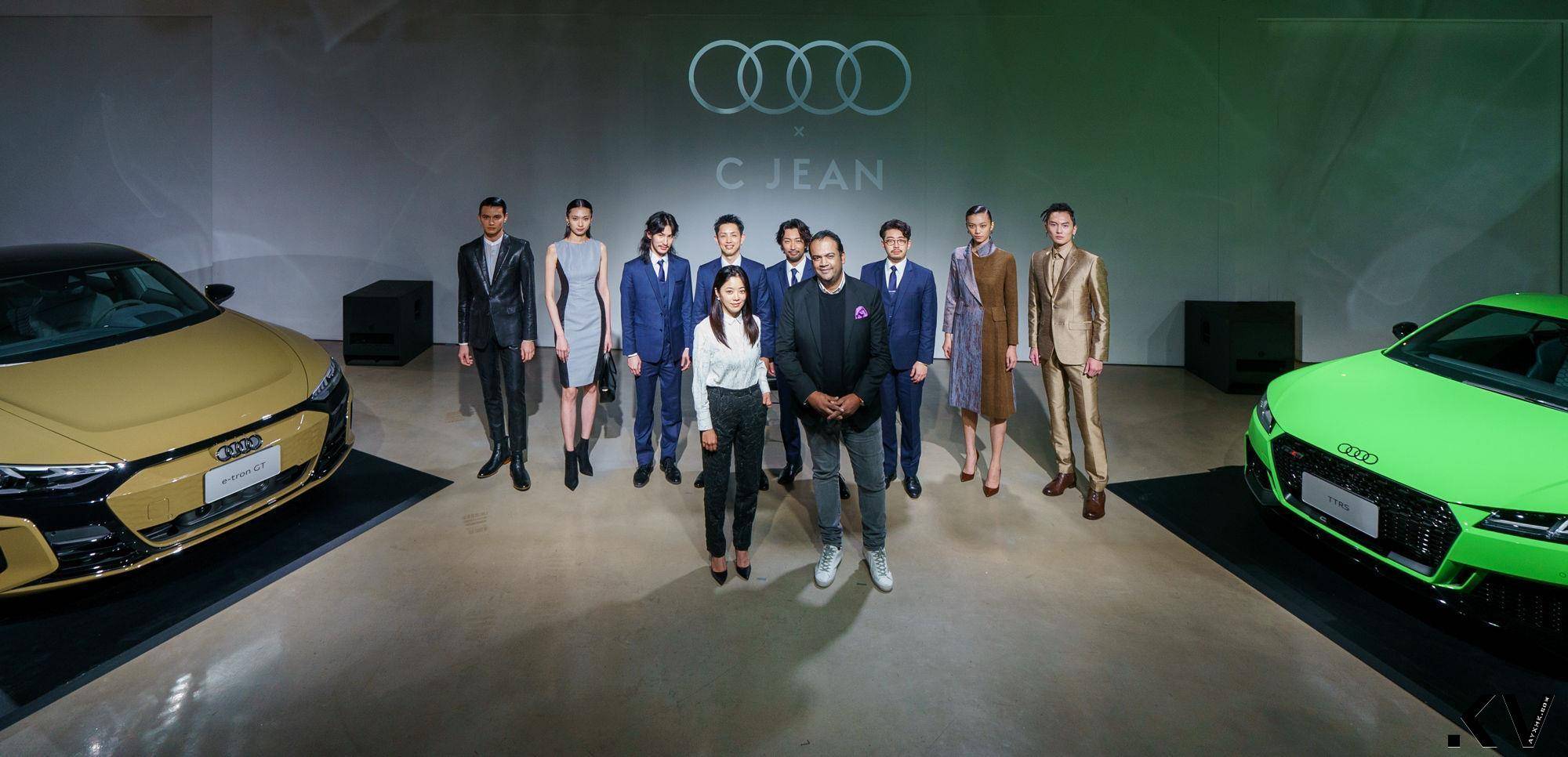 中国台湾设计师把Audi变时装！“蜂巢、鹦鹉螺花纹”元素打造隽永时尚 名人名流 图4张